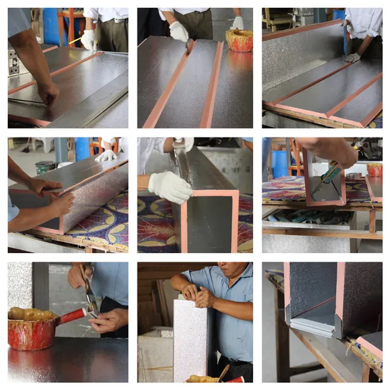 Angle de recouvrement en PVC pour conduit pré-isolé, angle en plastique pour conduit de ventilation